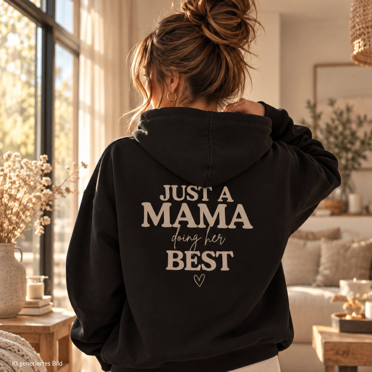 Just a Mama doing her best Hoodie für Mamas