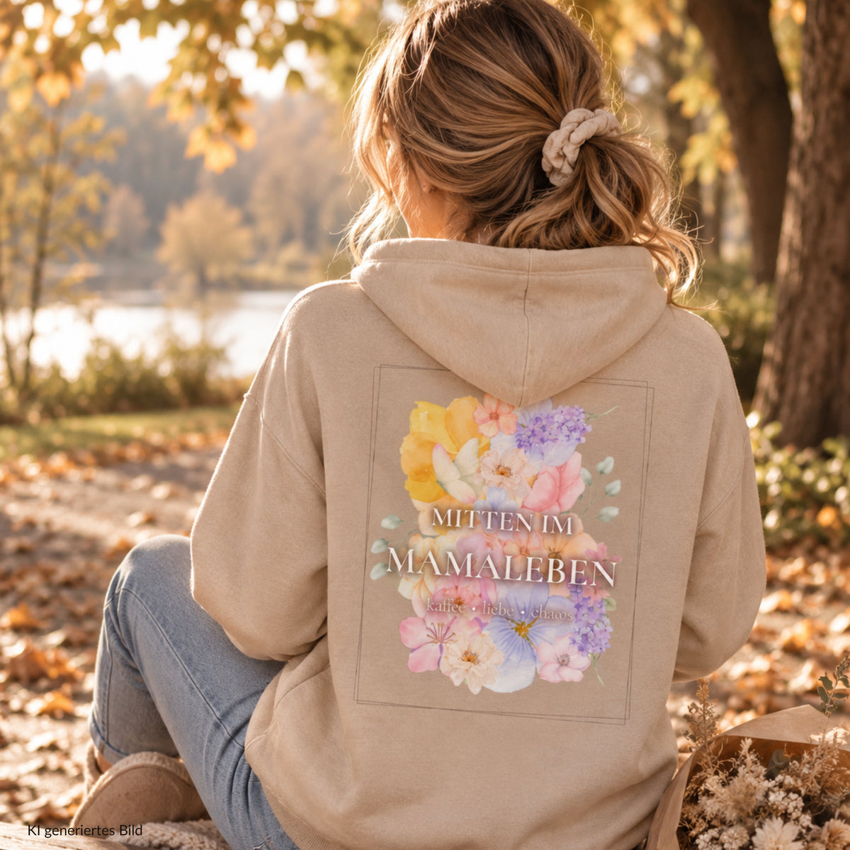 Mitten im Mamaleben Hoodie für Mamas