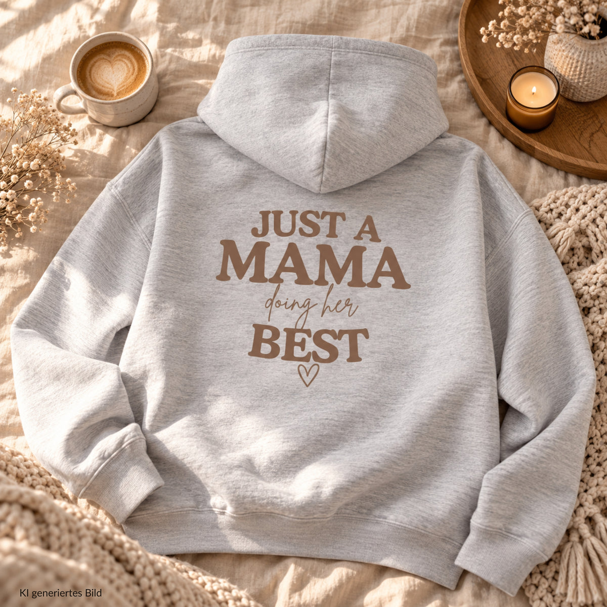 Just a Mama doing her best Hoodie für Mamas