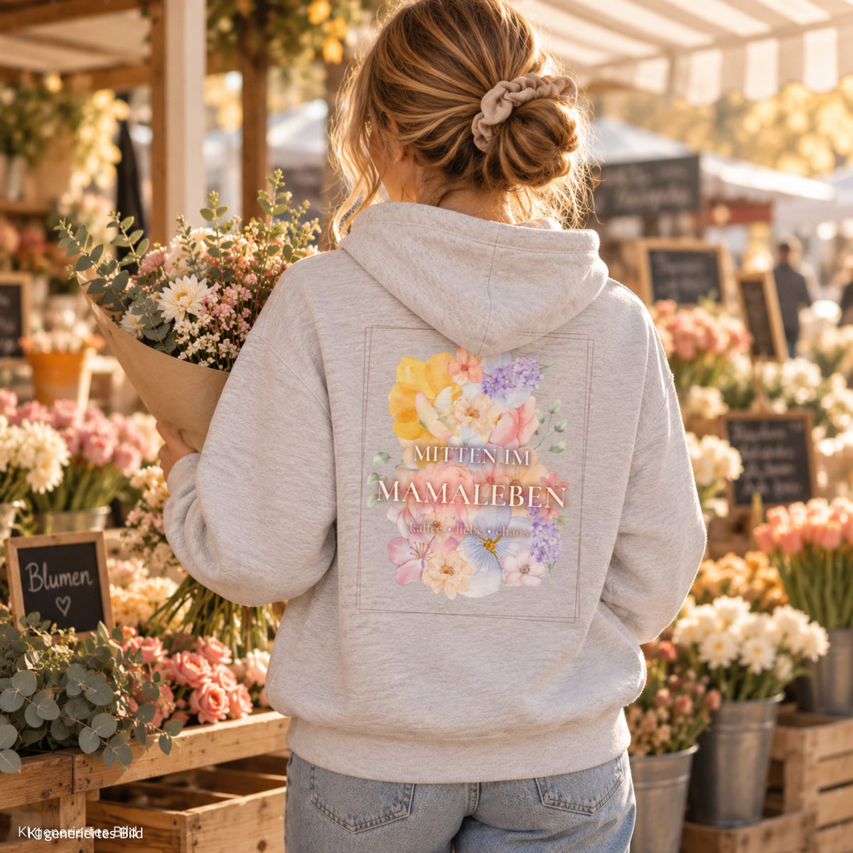 Mitten im Mamaleben Hoodie für Mamas