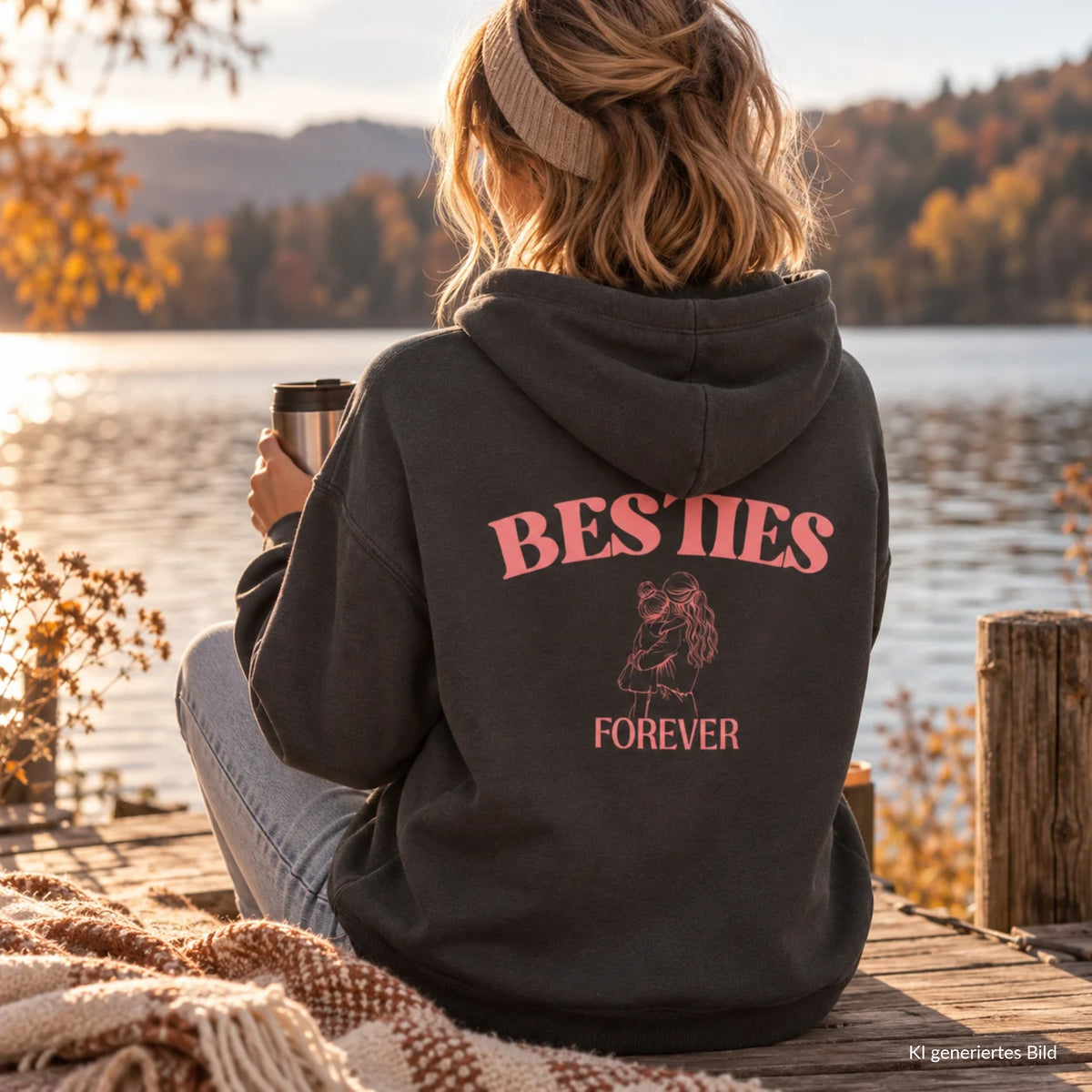 Besties Forever Hoodie für Mamas