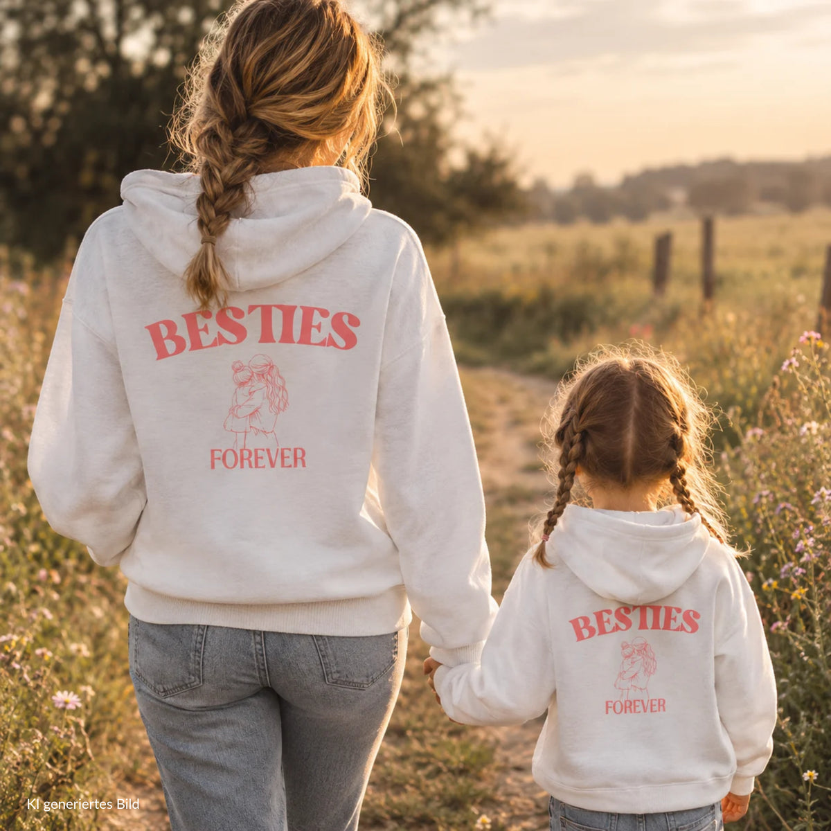 Besties Forever Hoodie für Mamas